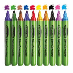 Show-me Drywipe Pen - Medium Tip Assorted - Pack Of 50 -Organized Desk Outlet Store 137686 PT01 7U 4NGZkhU