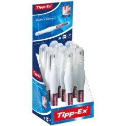 BIC Tipp-Ex® Shake'n Squeeze Correction Fluid 8ml White - Pack Of 10