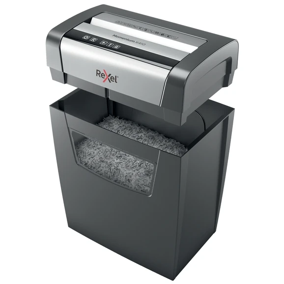 Rexel Momentum X410 Cross Cut Shredder - Each 2 Rexel Momentum X410 Cross Cut Shredder - Each - Image 2
