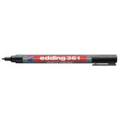 Edding 361 Whiteboard Marker Pens Black, Fine Tip - Pack Of 50