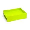 Lime Green Letter Trays, Set Of 2