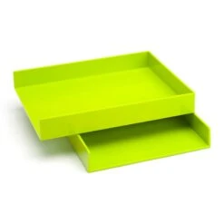 Lime Green Letter Trays, Set Of 2 -Organized Desk Outlet Store 5.37.139.15 1.3.3 a