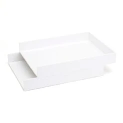 White Letter Trays, Set Of 2 -Organized Desk Outlet Store 5.37.139.1 1.3.1 a