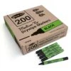 Show-me Drywipe Pen - Medium Tip Black - Pack Of 200