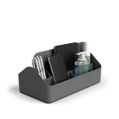 Dark Gray Organizer Caddy -Organized Desk Outlet Store Dark20Gray Organizer Caddy PDP 05