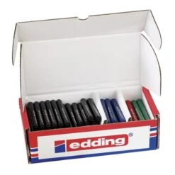 Edding 366 Mini Whiteboard Marker Assorted, Bullet Tip - Pack Of 100