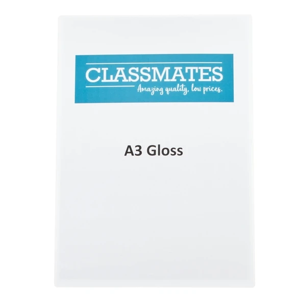 Classmates Laminating Pouches 150 Micron A3 Gloss - Box Of 100 1 Classmates Laminating Pouches 150 Micron A3 Gloss - Box Of 100