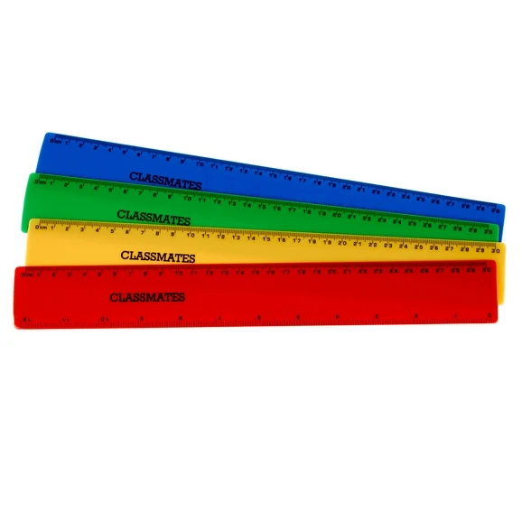 Classmates Shatter Resistant Ruler Assorted 30cm - Pack Of 100 2 Classmates Shatter Resistant Ruler Assorted 30cm - Pack Of 100 - Image 2