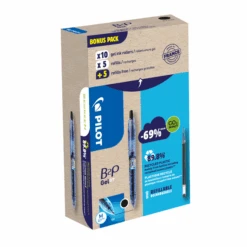 Pilot B2P Gel Rollerball Medium Line Bonus Pack - Pack Of 10 -Organized Desk Outlet Store Green Pack B2P Gel 07 b S4NQENceGk