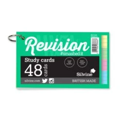 Silvine Luxpad Study Cards - 126 X 76mm (48 Cards Per Pack) - Pack Of 20