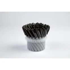 Spectrum Permanent Markers, Bullet Tip, Black - Pack Of 48