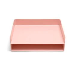 Blush Landscape Letter Tray -Organized Desk Outlet Store Landscape Letter Tray Blush PDP 2 lpr