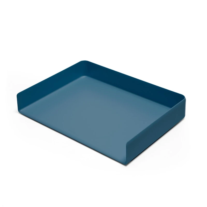 Slate Blue Landscape Letter Tray 2 Slate Blue Landscape Letter Tray - Image 2