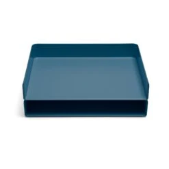 Slate Blue Landscape Letter Tray