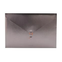 Gunmetal Soft Cover Folio -Organized Desk Outlet Store Product folio gunmetal 2 a