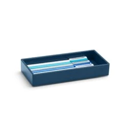 Slate Blue Small Accessory Tray -Organized Desk Outlet Store Small Accessory Tray Slate 02 lpr