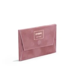 Dusty Rose Velvet Card Case