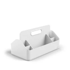 White Organizer Caddy -Organized Desk Outlet Store White Organizer Caddy PDP 02