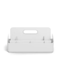White Organizer Caddy -Organized Desk Outlet Store White Organizer Caddy PDP 03