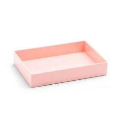 Blush Medium Accessory Tray -Organized Desk Outlet Store poppin blush medium accessory tray 2