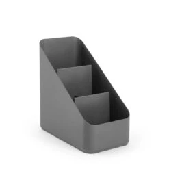 Dark Gray Small Desk Organizer -Organized Desk Outlet Store poppin dark gray small desk organizer PDP 01