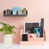 Blush Large Desk Organizer