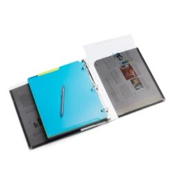 Dark Gray 1" Pocket Binder