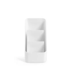 White Small Desk Organizer -Organized Desk Outlet Store poppin white small desk organizer PDP 03