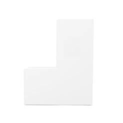 White Magazine File -Organized Desk Outlet Store product desktop magazine file box white 02 a