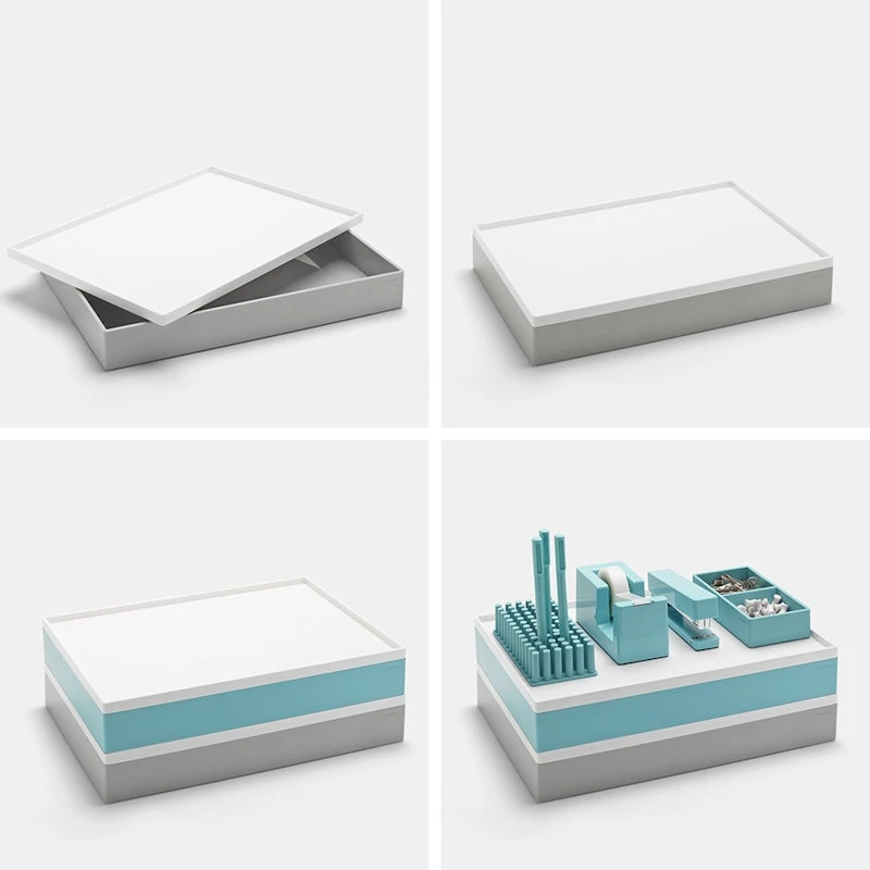 Aqua Large Accessory Tray 2 Aqua Large Accessory Tray - Image 2